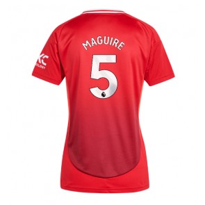 Manchester United Harry Maguire #5 Domaci Dres za Ženska 2024-25 Kratak Rukavima